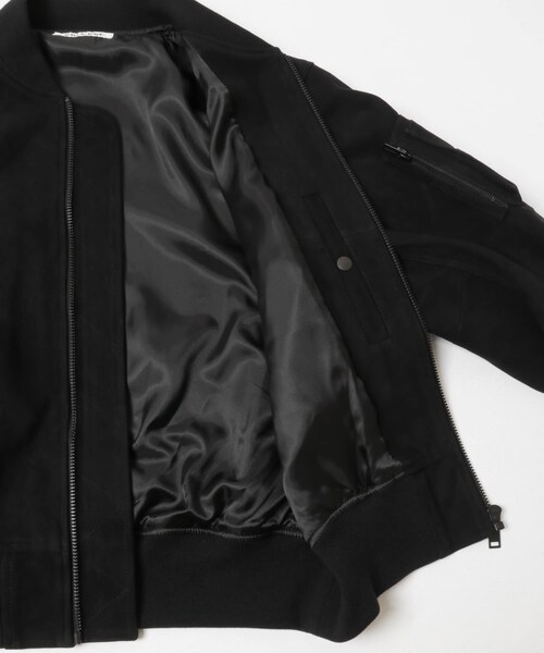 URBAN RESEARCH（アーバンリサーチ）の「SEVEN BY SEVEN　LEATHER MA-1 BLOUSON（ブルゾン・メンズ・010 BLK・M/L）」の8枚目の写真