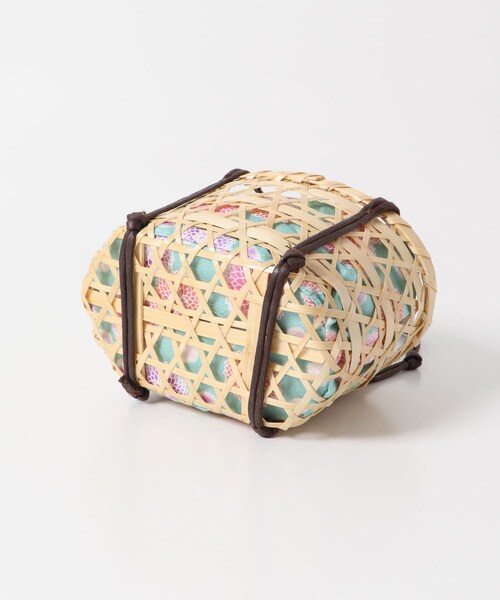 SENSE OF PLACE by URBAN RESEARCH（センスオブプレイスバイアーバンリサーチ）の「カゴキンチャクバッグA（かごバッグ・レディース・BEIGE・one）」の10枚目の写真