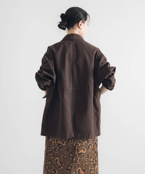 URBAN RESEARCH（アーバンリサーチ）の「コットンオックスカバーオール（カバーオール・レディース・CHERRY RED/BROWN/NAVY・FREE）」の12枚目の写真