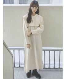 merry jenny | 配色ステッチセーラーカラーワンピース(ワンピース)