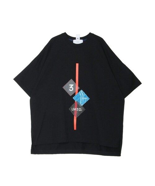 UN3D.(アンスリード)の「SQUARE FILM PRINT T SHIRT(Tシャツ/カットソー・レディース・ホワイト/ブラック・F)」の6枚目の写真