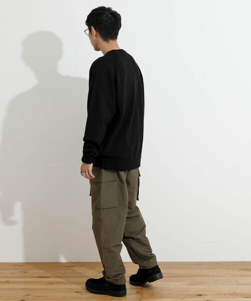 THE GOODLAND MARKET（ザグッドランドマーケット）の「KEIMEN　KM-Crewneck Knit（ニット/セーター・メンズ・Gray/Black/Green・M/L/XL）」の10枚目の写真