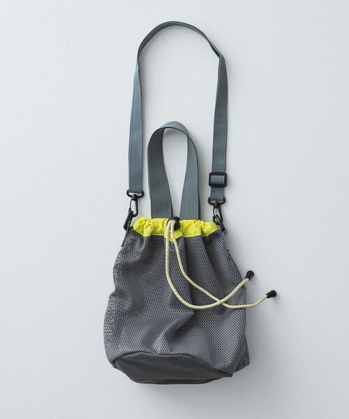 EKAL(エカル)の「TINY GARDEN PRODUCTS ストロール2WAYメッシュバッグ(ハンドバッグ・レディース・BLACK/GRAY・One)」の15枚目の写真