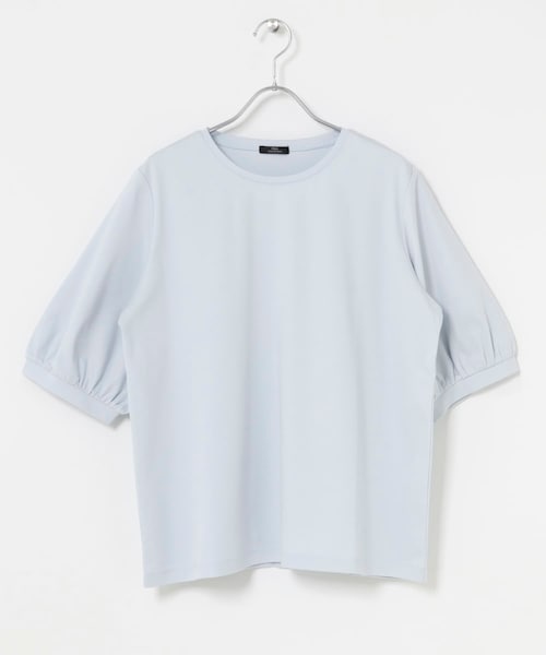 ITEMS URBANRESEARCH(アイテムズ アーバンリサーチ)の「袖デザインカットソー(Tシャツ/カットソー・レディース・WHT/BLK/BRN/L/BLU・Free)」の4枚目の写真