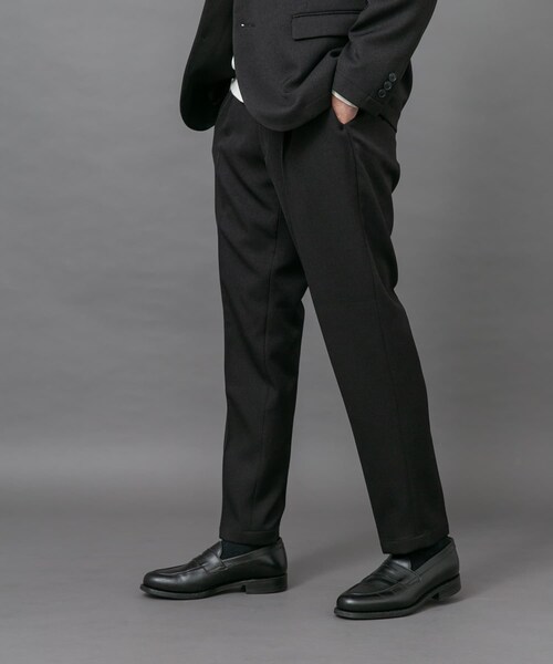 URBAN RESEARCH DOORS(アーバンリサーチドアーズ)の「LIFE STYLE TAILOR ブラッシュドツイルストレッチパンツ(スラックス・メンズ・BLACK/BRN KHAKI/GRAY・S/M/L/XL)」の7枚目の写真