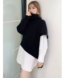 MURUA | オフタートルレイヤードシャツワンピース(ワンピース)