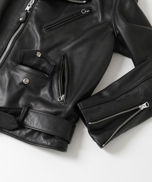 URBAN RESEARCH(アーバンリサーチ)の「SCHOTT 516UST ONE STAR NEW NAKED(ライダースジャケット・メンズ・010 BLK・38/40)」の10枚目の写真