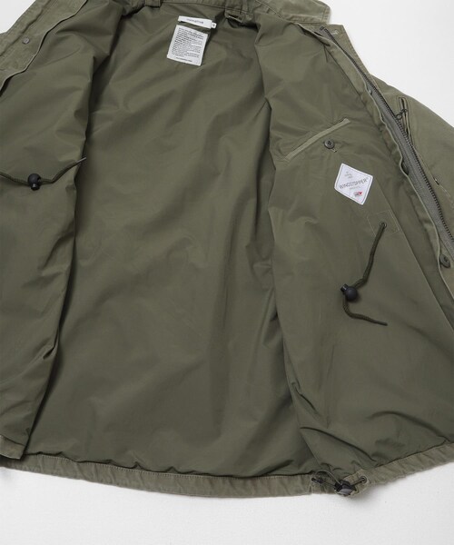 EKAL（エカル）の「nonnative　TROOPER JKT COTTON BACK SATIN VW WITH WINDSTOPPER（ブルゾン・メンズ・BLACK/OLIVE/NAVY・2/3）」の16枚目の写真