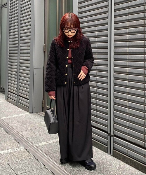 URBAN RESEARCH（アーバンリサーチ）の「ARKLEY（ノーカラージャケット・レディース・BEIGE/BLACK・36）」の7枚目の写真