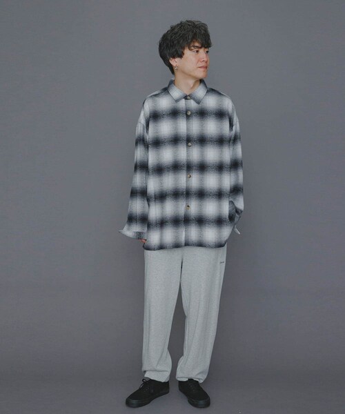 SENSE OF PLACE by URBAN RESEARCH（センスオブプレイスバイアーバンリサーチ）の「『ユニセックス』Uiscel　ヘビーウエイトジョガースウェットパンツ（スウェットパンツ・レディース・OATMEAL/TOP GRAY・M/L）」の8枚目の写真