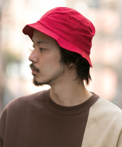 URBAN RESEARCH Sonny Label（アーバンリサーチサニーレーベル）の「ツイルバケットハット（ハット・メンズ・ワイン/ブラック/ベージュ/ネイビー・Free/FREE）」の5枚目の写真