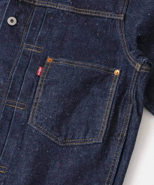 URBAN RESEARCH DOORS（アーバンリサーチドアーズ）の「Levi's　TYPE1TRUCKER（デニムジャケット・メンズ・RIGID・S/M/L）」の4枚目の写真