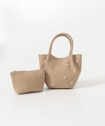 RODE SKO | インバッグ付ミニパールバッグ(ハンドバッグ)