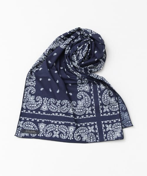 URBAN RESEARCH DOORS（アーバンリサーチドアーズ）の「modem design　シャツ地ストール（ストール/ショール・メンズ・ボーダー1/カモ/ペイズリー/チェック/ギンガム/ボーダー2/ボーダー3・FREE）」の7枚目の写真