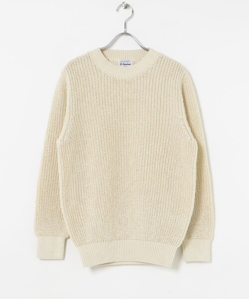 THE GOODLAND MARKET（ザグッドランドマーケット）の「米富繊維　WASHI COTTON TAPE KNIT PULLOVER（ニット/セーター・レディース・62BLUE/14BLACK/40IVORY/50LIME・1/3）」の11枚目の写真