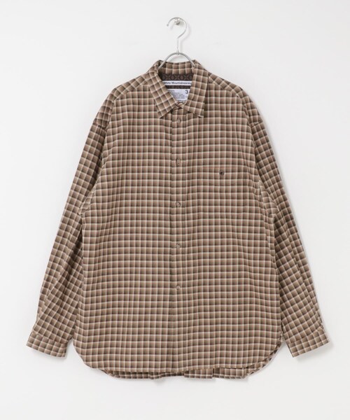 EKAL（エカル）の「WHITE MOUNTAINEERING　GUSSET SLEEVE ELT PKT SHIRTS（シャツ/ブラウス・メンズ・NAVY/BROWN・2/3）」の4枚目の写真
