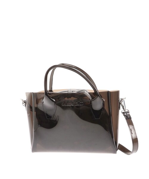 EMODA（エモダ）の「【日焼けHello Kitty×EMODA】CLEAR SHOULDER BAG（ショルダーバッグ・レディース・ホワイト/ブラック・F）」の4枚目の写真