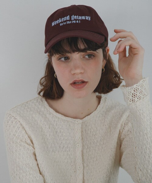 URBAN RESEARCH Sonny Label（アーバンリサーチサニーレーベル）の「WEEKEND GETAWAY CAP（キャップ・レディース・アイスグレー/グリーン/チェリーレッド・One）」の19枚目の写真