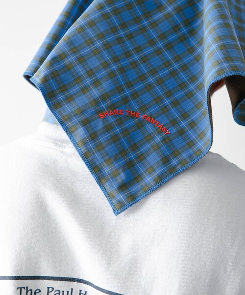 URBAN RESEARCH(アーバンリサーチ)の「Share the Fantasy BANDANA(バンダナ/スカーフ・メンズ・BLUE CHECK・Free)」の5枚目の写真