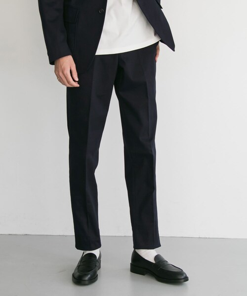 URBAN RESEARCH（アーバンリサーチ）の「URBAN RESEARCH Tailor　アーバンアスレチックモールスキンパンツ（スラックス・メンズ・BROWN/NAVY/GRAY・S/M/L）」の3枚目の写真