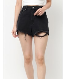 EVRIS | ダメージデニムショートパンツ(デニムパンツ)