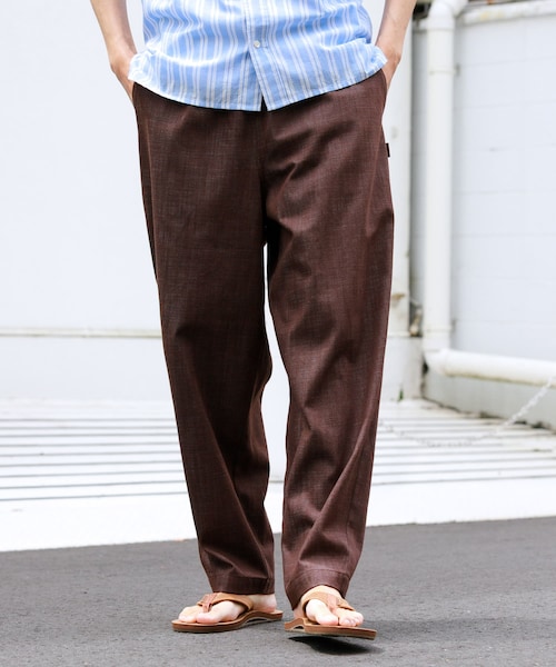 URBAN RESEARCH Sonny Label（アーバンリサーチサニーレーベル）の「デニムライクイージーワイドパンツ（デニムパンツ・メンズ・ブルー/ブラック/ブラウン・S/M/L）」の2枚目の写真