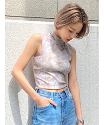 EMODA | ミニハイネックトップ(Tシャツ/カットソー)