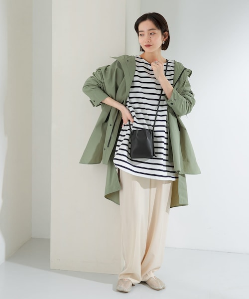 KBF（ケイビーエフ）の「BIGマウンテンパーカー（マウンテンパーカー・レディース・KHAKI/L.GREIGE/CAMEL・one）」の16枚目の写真