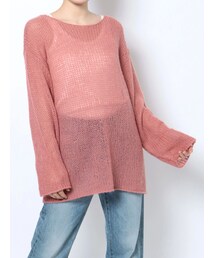 Ungrid | 透かし編みル－ズニット(ニット/セーター)