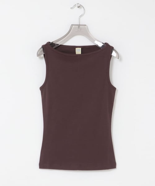 URBAN RESEARCH(アーバンリサーチ)の「FLORE FLORE TIMMI TANK(タンクトップ・レディース・BLACK/CHOCO PLUM/EVERGREEN/NAVY/MULBERRY・S)」の2枚目の写真