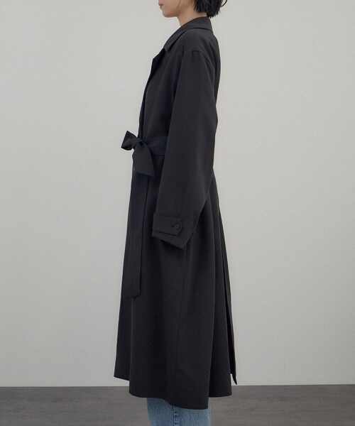 ADAM ET ROPE'（アダムエロペ）の「ニュアンストレンチコート（トレンチコート・レディース・ブラック/カーキ・F）」の18枚目の写真