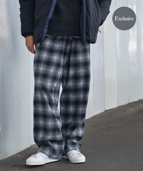 『別注』PENDLETON×DOORS　PLAID EASY PANTS 26AW