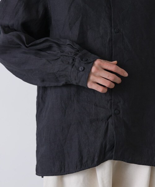 かぐれ（カグレ）の「MITTAN　和紙大麻シャツ（シャツ/ブラウス・レディース・白/墨黒・2）」の21枚目の写真