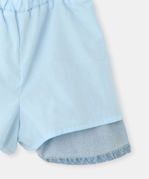 ROPE' PICNIC（ロペピクニック）の「【KIDS/キッズ】インパンツ付きハートポケットデニムスカート（デニムスカート・キッズ・ネイビー/サックス・L/M/S）」の22枚目の写真