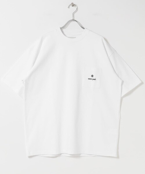 URBAN RESEARCH DOORS(アーバンリサーチドアーズ)の「『別注』Snow Peak Apparel×DOORS POCKET LOGO SHORT-SLEEVE T-SHIRTS(Tシャツ/カットソー・メンズ・WHITE/BLUEGRAY/FOLIAGE/CHARCOAL・M/L/XL)」の12枚目の写真