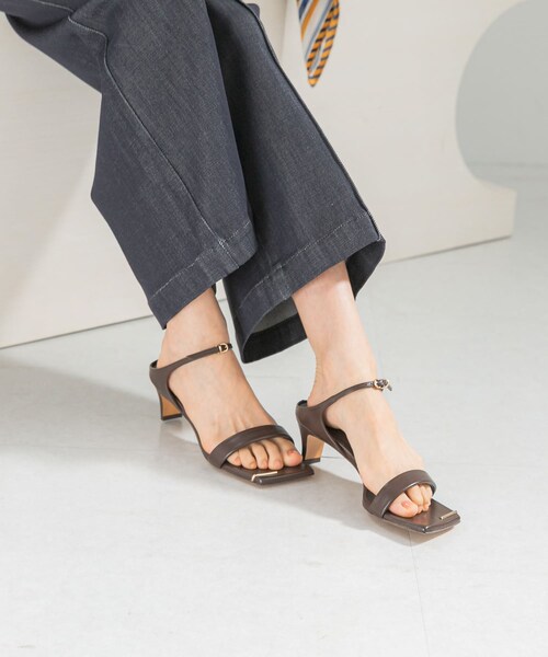URBAN RESEARCH ROSSO（アーバンリサーチロッソ）の「HENRI EN VARGO　MAY（サンダル・レディース・DARK BROWN・36/37/38）」の4枚目の写真