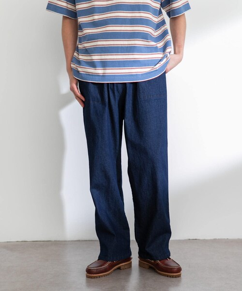 URBAN RESEARCH Sonny Label（アーバンリサーチサニーレーベル）の「接触冷感デニムイージーパンツ（デニムパンツ・メンズ・インディゴ/ライトインディゴ・M/L）」の8枚目の写真