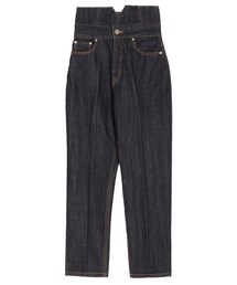 LAGUNAMOON | ハイウエストデザインデニムパンツ(デニムパンツ)