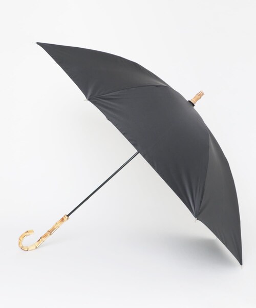 URBAN RESEARCH(アーバンリサーチ)の「晴雨兼用バンブーアンブレラ(長傘・レディース・WHITE/BLUE/BLACK・-)」の2枚目の写真