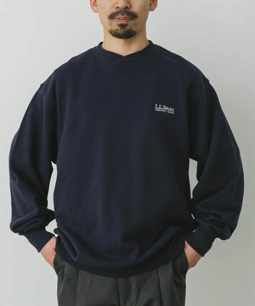 URBAN RESEARCH DOORS(アーバンリサーチドアーズ)の「L.L.Bean Smithfield Crewneck Sweat(スウェット・メンズ・Navy/Ecru/Birch/Maize/Pink/Iceblue・M/L/XL)」の3枚目の写真