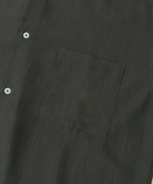 URBAN RESEARCH DOORS（アーバンリサーチドアーズ）の「『XLサイズ/WEB限定』『吸水速乾』セオアルファバンドカラーショートスリーブ シャツ（シャツ/ブラウス・メンズ・BLUE/L.GRAY/CHARCOAL/STRIPE・M/L/XL）」の15枚目の写真