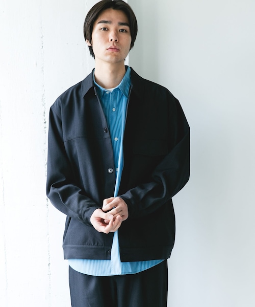 URBAN RESEARCH DOORS（アーバンリサーチドアーズ）の「セオアルファトラッカージャケット（テーラードジャケット・メンズ・BROWN/NAVY・M/L）」の18枚目の写真