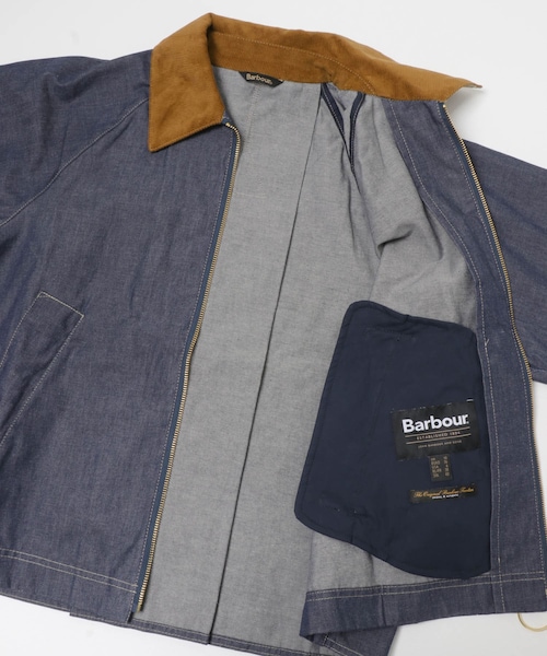 URBAN RESEARCH DOORS(アーバンリサーチドアーズ)の「Barbour FRECKLETON CASUAL JACKET(デニムジャケット・レディース・INDIGO・10)」の5枚目の写真