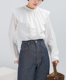 URBAN RESEARCH ROSSO | フリルカラーシャツブラウス(シャツ/ブラウス)