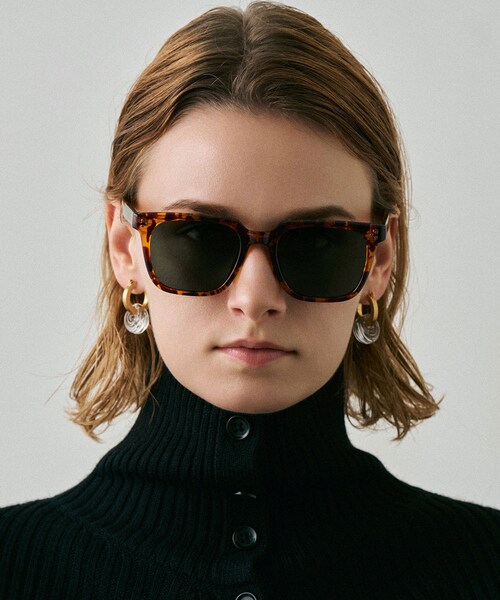 SENSE OF PLACE by URBAN RESEARCH（センスオブプレイスバイアーバンリサーチ）の「NUEF　nuef0139（メガネ・レディース・BROWN/BLACK・One）」の2枚目の写真