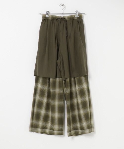 URBAN RESEARCH DOORS（アーバンリサーチドアーズ）の「FORK&SPOON　オンブレチェックパンツ（その他パンツ・レディース・BLU×BRN/BEG×KHK・1/2）」の11枚目の写真
