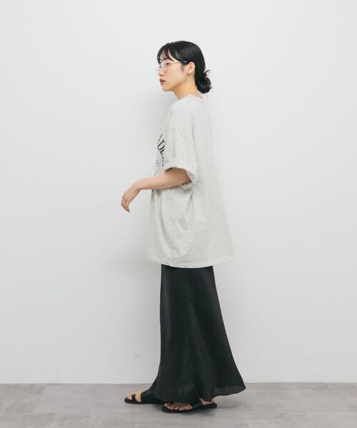 KBF（ケイビーエフ）の「シアーナロースカート（スカート・レディース・BLACK/YELLOW BEG/BROWN・one）」の10枚目の写真