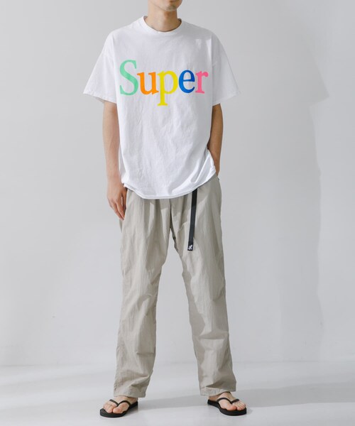 URBAN RESEARCH(アーバンリサーチ)の「SUPERMARKET SMアップルTシャツ(Tシャツ/カットソー・メンズ・WHITE/ASH/BLACK/CHARCOAL・L/XL)」の7枚目の写真