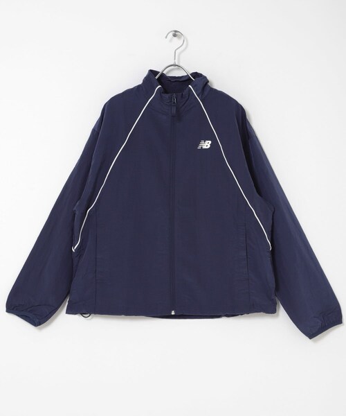 URBAN RESEARCH（アーバンリサーチ）の「NEW BALANCE　スポーツレガシージャケット（テーラードジャケット・レディース・NBネイビー・M）」の3枚目の写真