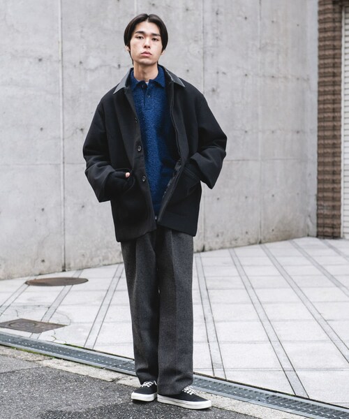 URBAN RESEARCH DOORS(アーバンリサーチドアーズ)の「ウールブレンドカバーオール(カバーオール・メンズ・CHECK/BROWN/BLACK・M/L)」の10枚目の写真